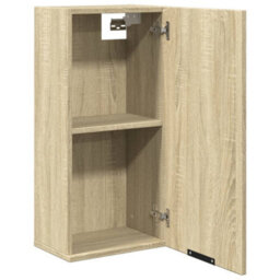 Berkfield Wall-Mounted Bathroom Cabinet Sonoma Oak 32X20X67 Cm - thumbnail 6