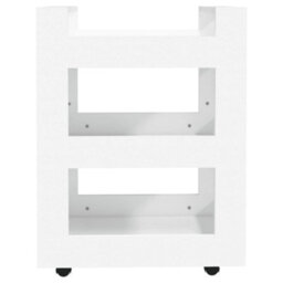 Walplus Kitchen Trolley White 60X45X80 Cm Engineered Wood - thumbnail 5