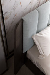 Porticello European King Size Bed With Upholstered Headboard - thumbnail 3