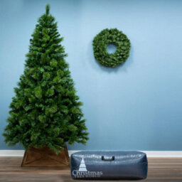Christmas Tree World The 7Ft/210Cm Majestic Dew Pine Christmas Tree With Bag - thumbnail 1