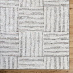 Livabliss Galey Alix Architect-Modern Ivory Brown Graphic High Pile Living Dining Bedroom Rug 160 X 213 Cm Easy Care, Non Shedding - thumbnail 7