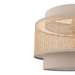 GoodHome Quetzal Natural Round Lamp Shade (D)38Cm - thumbnail 4