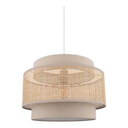 GoodHome Quetzal Natural Round Lamp Shade (D)38Cm - thumbnail 2
