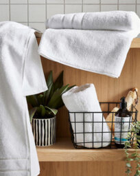 Allure Bath Fashions Hotel Luxury Heavweight Hand Towel - White - thumbnail 1