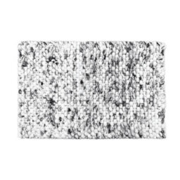 Allure Bath Fashions Marl Chunky Bobble Bath Mat Non Slip - Dark Grey - thumbnail 1