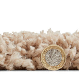 Camel Plain Shaggy Modern Easy To Clean Rug For Living Room Bedroom And Dining Room-120Cm X 170Cm - thumbnail 4