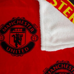 MAN UNITED Manchester United Fc Classic Sherpa Fleece Throw Blanket - thumbnail 4