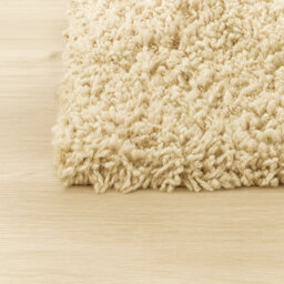 Uetian Light Beige Large Area Shaggy Rug Soft Texture 5 Pile Thickness For Living Room Attic Light Beige   (160X230) - thumbnail 5