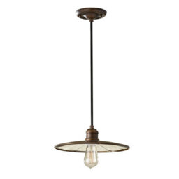Stylish Astral Bronze Pendant Light With E27 Led Bulb