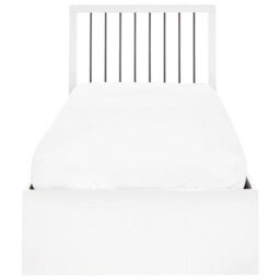 Beliani Ottoman Bed Rouvillers 90 X 200 Cm (Eu Single) White - thumbnail 6