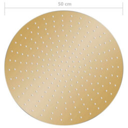Walplus Rain Shower Head Stainless Steel 50 Cm Round Gold - thumbnail 7