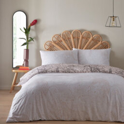Furn. Aurora Botanical Reversible Duvet Cover Set, Super King, Pink - thumbnail 3