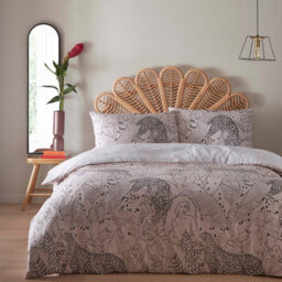 Furn. Aurora Botanical Reversible Duvet Cover Set, Super King, Pink - thumbnail 2