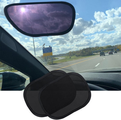 Black 23X17Cm Rectangular Shade Sail Uv Resistant, Pack Of 2 - image 1
