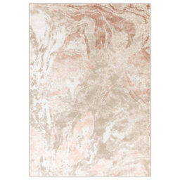 The Rug Edit Ritz Abstract Metallic Pink Living Room Rug - 80X140Cm - thumbnail 2