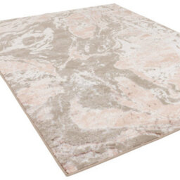 The Rug Edit Ritz Abstract Metallic Pink Living Room Rug - 80X140Cm - thumbnail 4