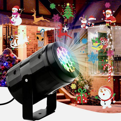 Christmas Projector Lights Rotatable Indoor Outdoor 16 Pattern Led Decoration - image 1