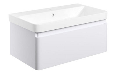 Aquarius Sophie 805mm Vanity Unit With 1Th Basin Matt White - image 1