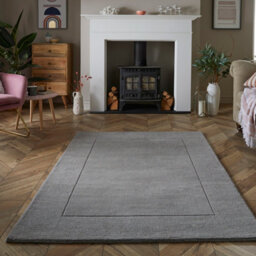 Naturelle Mayfair Esme 80X150Cm Sliver Wool Rug - thumbnail 1