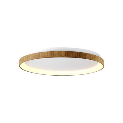 Luminosa Lighting Luminosa Niseko Ring Ceiling 78Cm 58W Led, 3000K, 4700Lm, Wood, 3Yrs Warranty - image 1