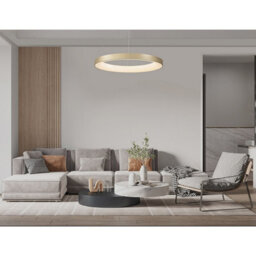 Luminosa Lighting Luminosa Niseko Ring Ceiling 78Cm 58W Led, 3000K, 4700Lm, Wood, 3Yrs Warranty - thumbnail 9