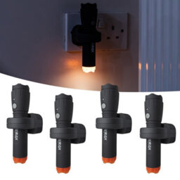 Xtralite Nitesafe Rechargeable Torch & Night Light - Power Failure And Nightlight - Four Pack - thumbnail 1