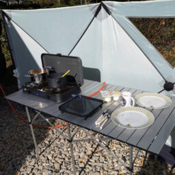Andes Folding Aluminium Camping Table, Carry Bag Included, 140 X 70 X 70Cm - thumbnail 8