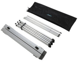 Andes Folding Aluminium Camping Table, Carry Bag Included, 140 X 70 X 70Cm - thumbnail 3