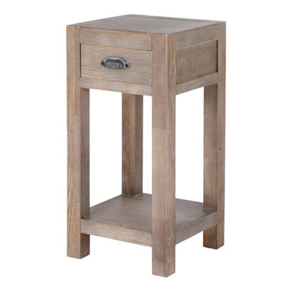 Haldon Collection Large 1 Drawer Lamp Table Living Room Side Table - image 1