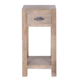 Haldon Collection Large 1 Drawer Lamp Table Living Room Side Table - thumbnail 2