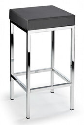 Fernow Briushed Satin Frame Stool Fixed Height 4 Colours - thumbnail 2
