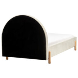 Beliani Kids Bed Fabric Anet 90 X 200 Cm (Eu Single) Beige - thumbnail 6
