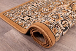 DS Living Venesia Gold Rug Collection - Circle Rug - 120Cm Diameter - thumbnail 2