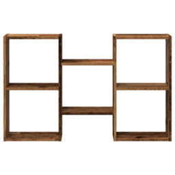 Berkfield Wall Shelf Old Wood 96X18X60 Cm Engineered Wood - thumbnail 4
