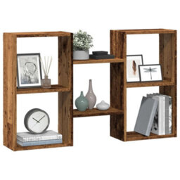 Berkfield Wall Shelf Old Wood 96X18X60 Cm Engineered Wood - thumbnail 3