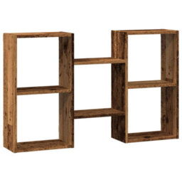 Berkfield Wall Shelf Old Wood 96X18X60 Cm Engineered Wood - thumbnail 2