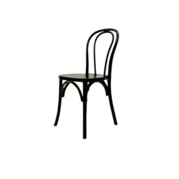 Dark Bentwood Wooden Chair, Bentwood Dining Chair, Dark Wooden Dining Chairs Be Furniture - thumbnail 3