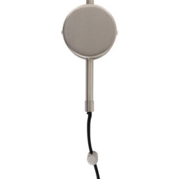 First Choice Lighting Victoria - Satin Nickel Plug In Wall Light With Glass Shade - thumbnail 4