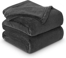 Gc Gaveno Cavailia Luxury Faux Fur Throw 200X240 Cm Charcoal Fleece Blanket For King Bed & Sofa Bed - thumbnail 6