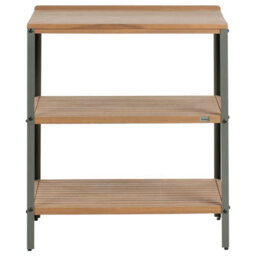 Beliani Outdoor Kitchen Island Ivrea Certified Acacia Wood Brown - thumbnail 5