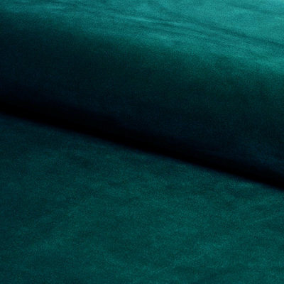 180Cm Riga Ottoman Storage Box With Wooden Legs, Emerald Green Velvet Upholstered Chesterfield Storage Ottoman Box - image 1
