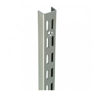 Charles Watson Silver Twin Slot Uprights 1000mm Wall Mounted Adjustable Shelving Rails - image 1