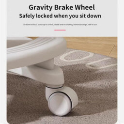 Hygrad Built to Survive Swivel Chair Ergonomic Rolling Adjustable Kids Children Teens 360 Swivel Revolving Chair With Armrest & Foot Rest - Pink - thumbnail 7
