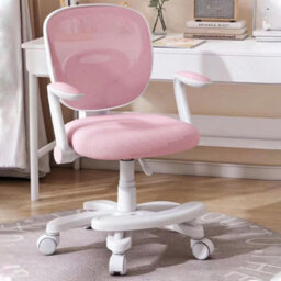 Hygrad Built to Survive Swivel Chair Ergonomic Rolling Adjustable Kids Children Teens 360 Swivel Revolving Chair With Armrest & Foot Rest - Pink - thumbnail 8