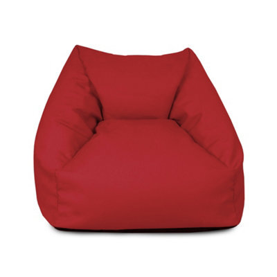 rucomfy Beanbags Rucomfy Kids Indoor Or Outdoor Lounge Chair - Red Comfy Snuggle Bean Bag - image 1
