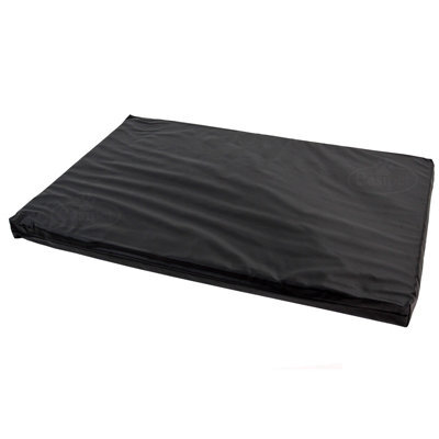 Actiaspet Large Dog Bed Cage Crate Pet Waterproof Hygienic Bedding Tough Hardwearing Cushion Mat Black - image 1