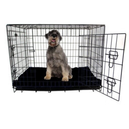 Actiaspet Large Dog Bed Cage Crate Pet Waterproof Hygienic Bedding Tough Hardwearing Cushion Mat Black - thumbnail 2