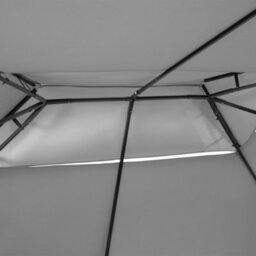 Outsunny 4M X 3(M) Outdoor 2-Tier Steel Frame Gazebo W/ Curtains Outdoor Garden - thumbnail 8