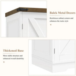 White Pantry Cupboard, 180Cm Tall Kitchen Cabinet With A Large Drawer, Kitchen Pantry - thumbnail 6