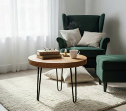 40Cm Olva Round Chunky Coffee Table - thumbnail 4
